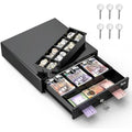 Tera 13" Cash Register Drawer | 3 Bill 8 Coin Tray with 6 Keys & RJ12