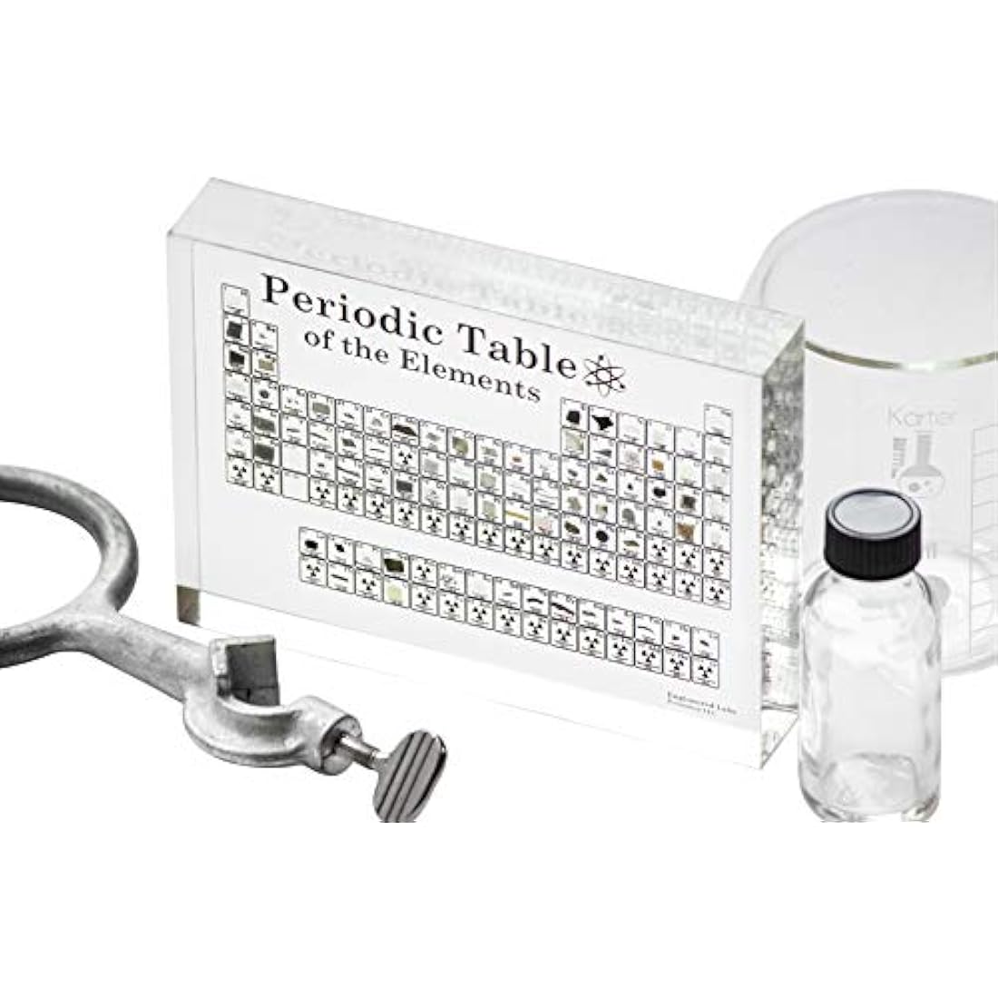Heritage Periodic Table with Real Samples | Acrylic Display by