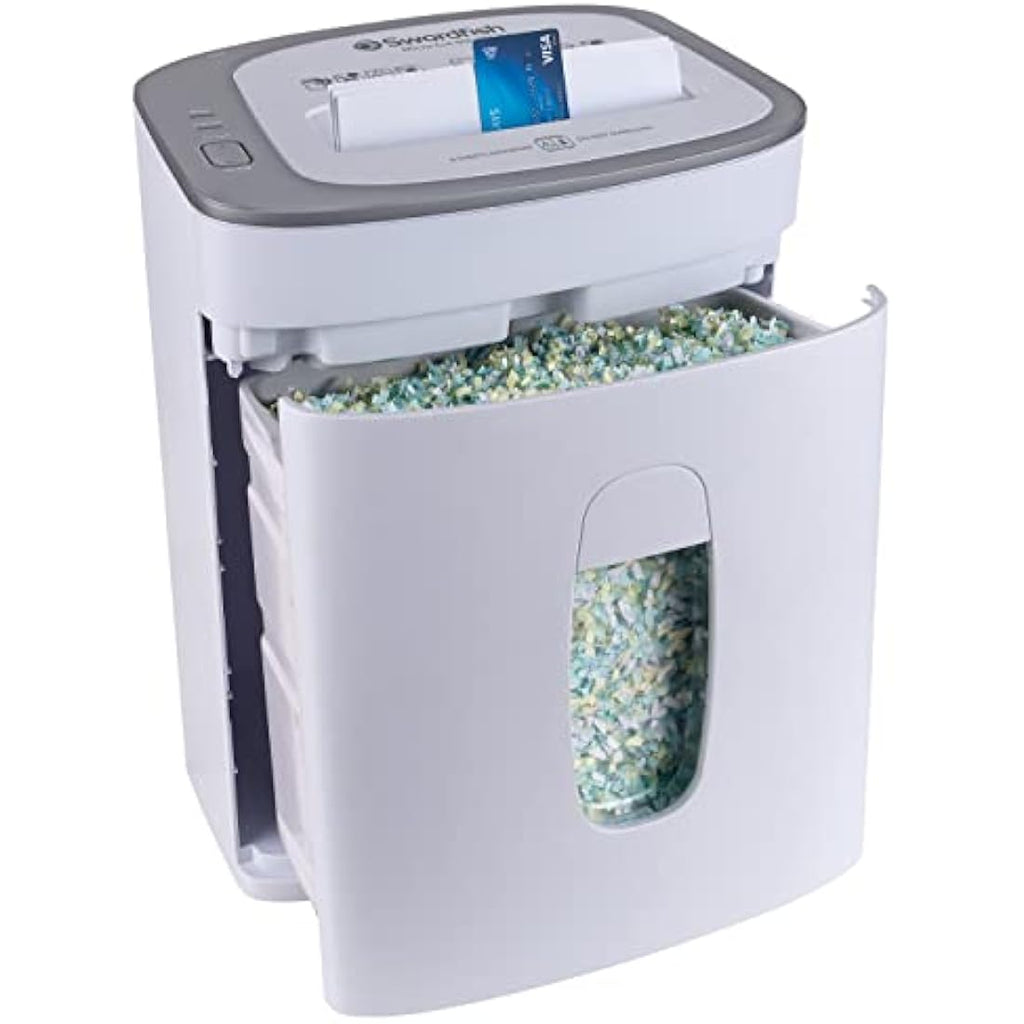 Swordfish 800XXC Micro-Cut High Security Paper Shredder - White