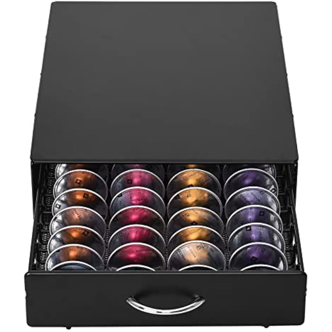 Coffee Pod Drawer for 40 Vertuoline – Metal Machine Stand