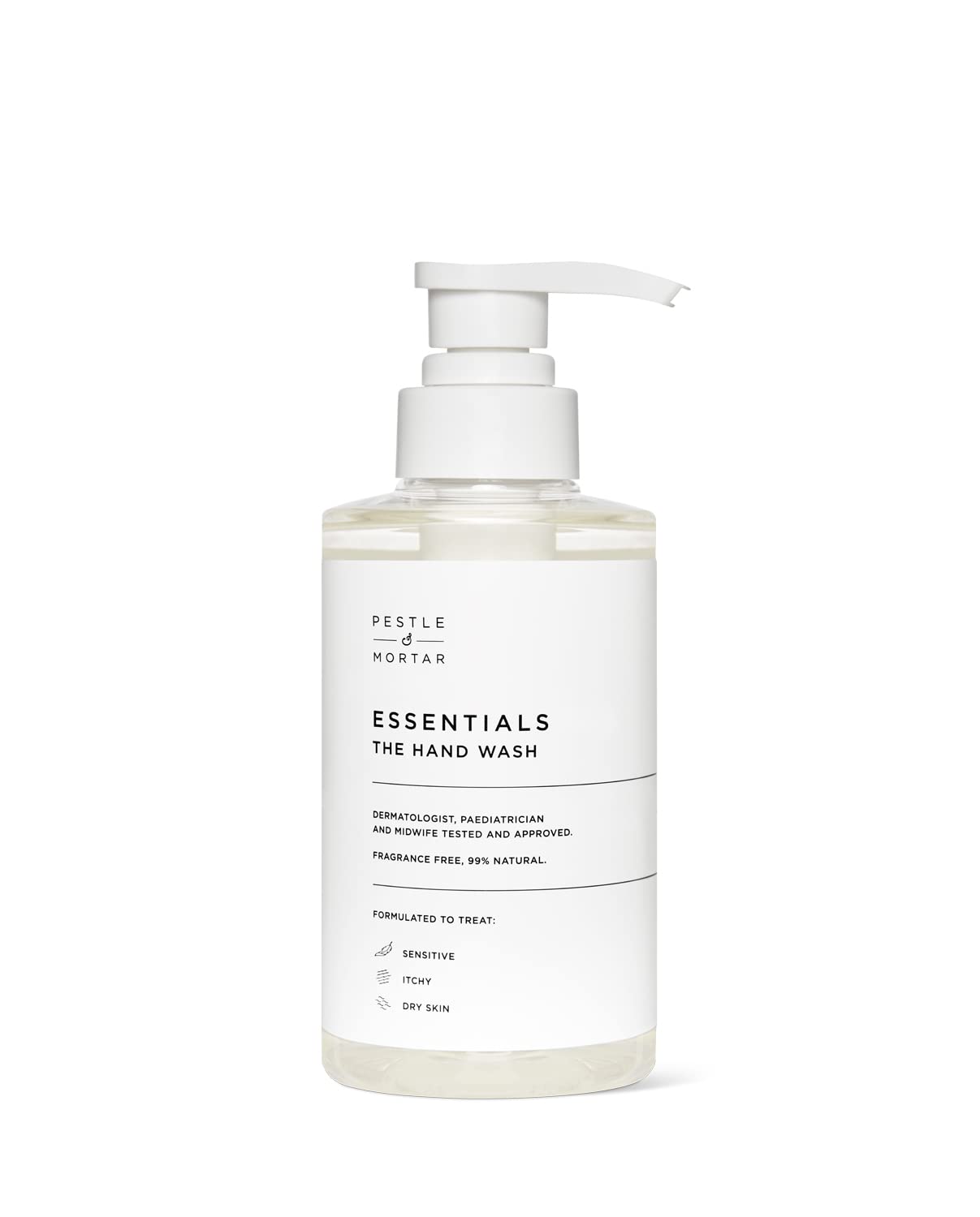 Pestle & Mortar Essentials Hand Wash 300ml | Unscented for Sensitive Skin