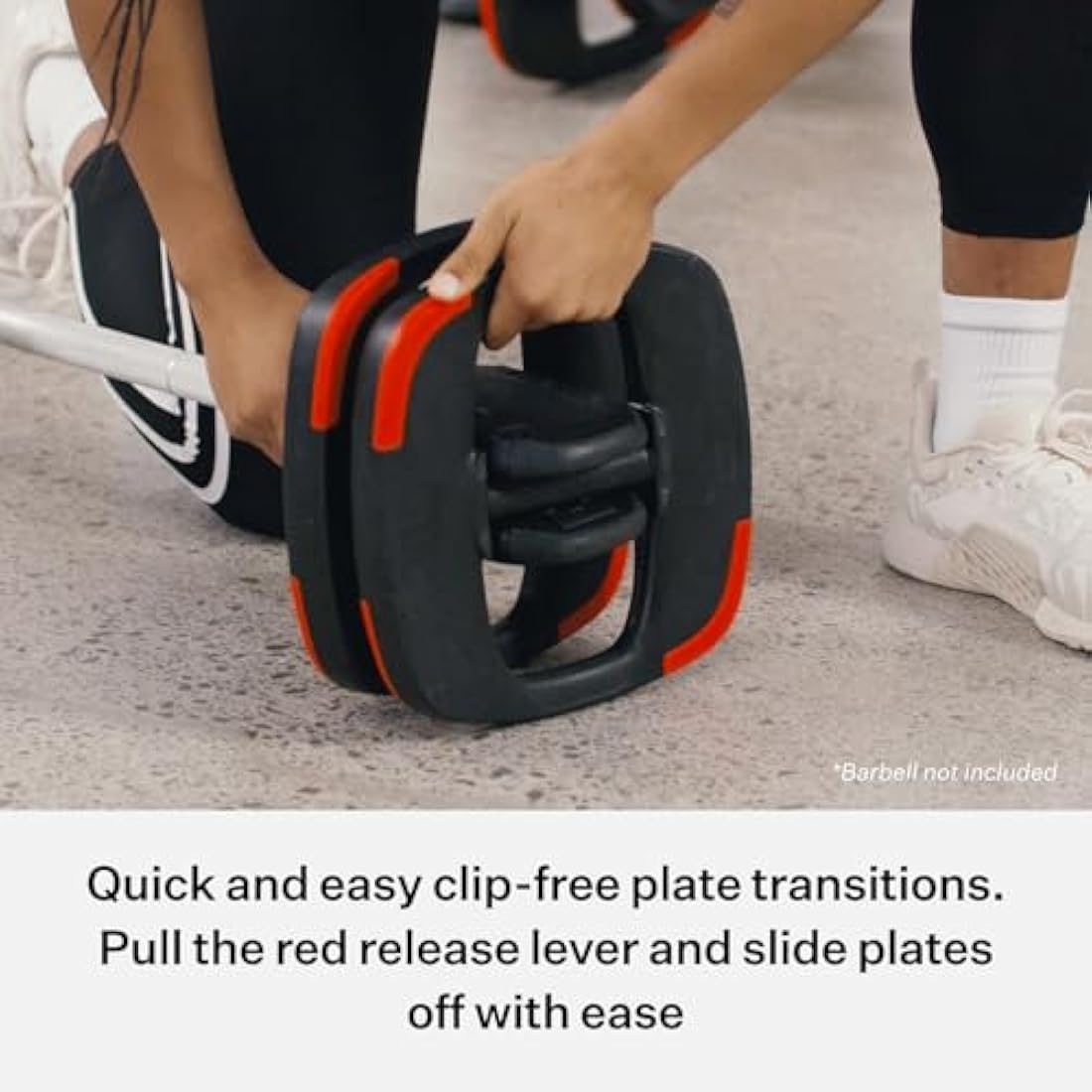 Les Mills Weight Plates – Ergonomic 2.2lb Cast Iron Hand Weights (Pair)