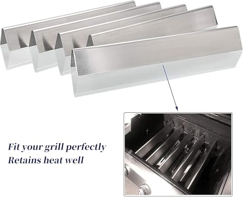 Denmay Stainless Steel Flavorizer Bars for Weber Genesis 300 Series, 5-Pack