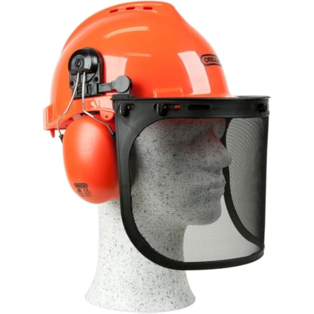 Oregon Yukon Chainsaw Safety Helmet with Ear Muffs and Visor - Black