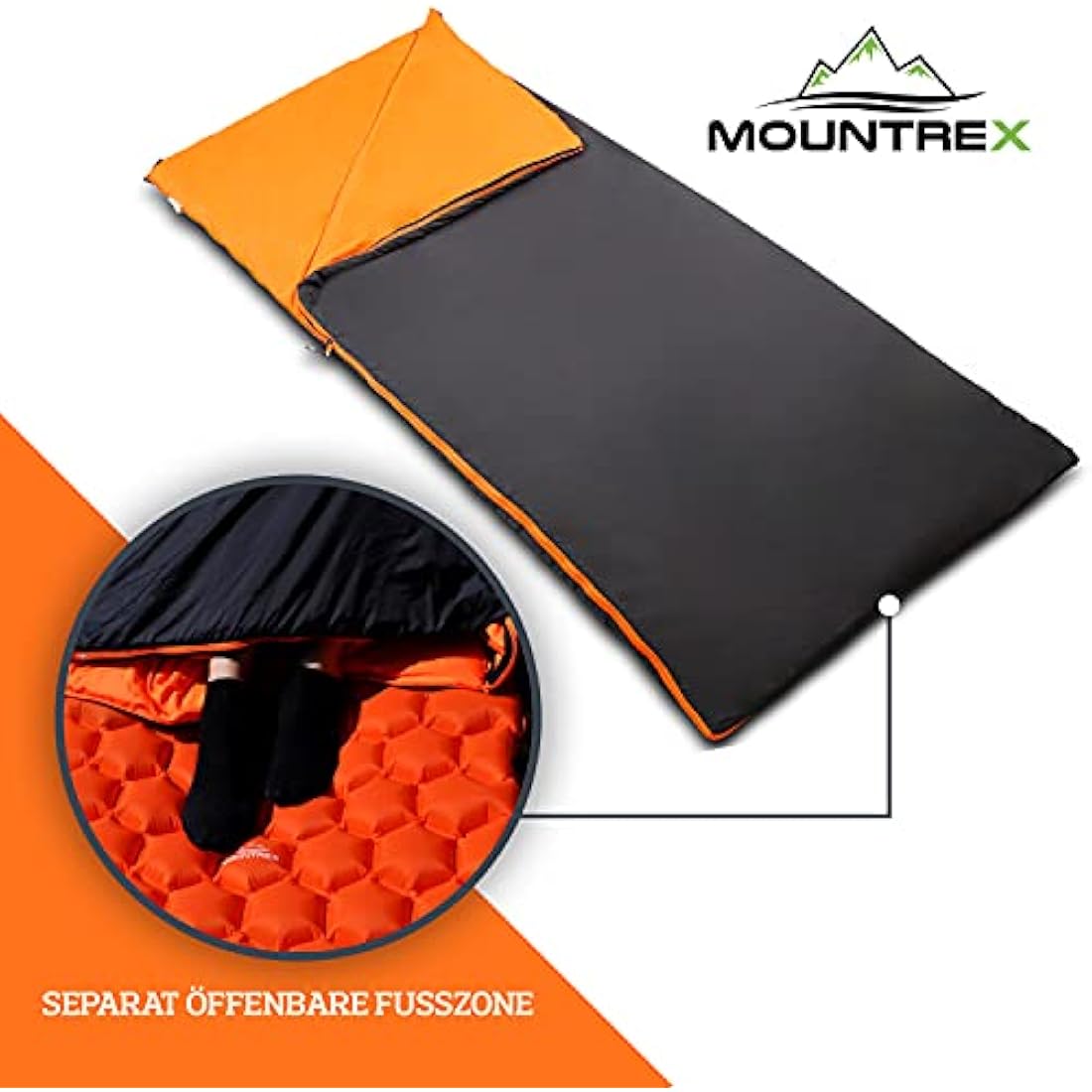 Mountrex Ultralight Summer Sleeping Bag – 700g Compact Blanket Design