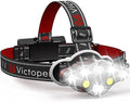 Victoper Rechargeable LED Head Torch – 18000 Lumens IPX4 Waterproof