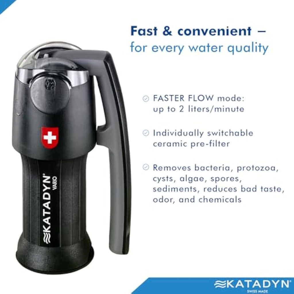 Katadyn Vario Micro Filter – Portable Water Purifier for Hiking