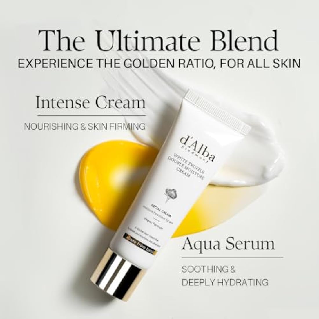 d'Alba White Truffle Double Moisture Cream - Vegan Korean Skincare (60ml)