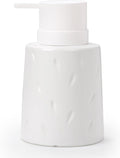 Umlaca Ceramic Soap Dispenser – 13.5oz Refillable Bathroom Lotion Bottle