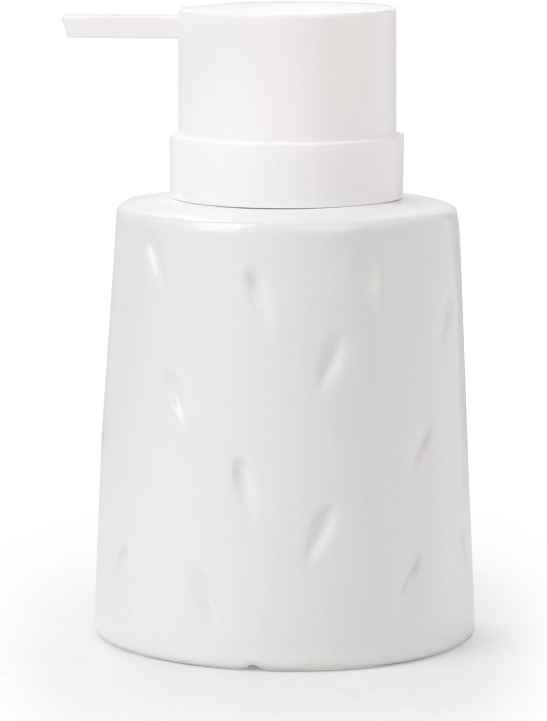 Umlaca Ceramic Soap Dispenser – 13.5oz Refillable Bathroom Lotion Bottle