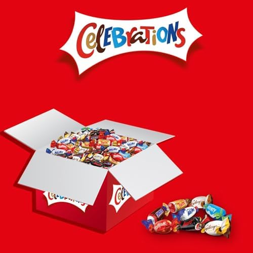 Celebrations Bulk Chocolate Box - 2.4kg Assorted Mini Bars Gift Set