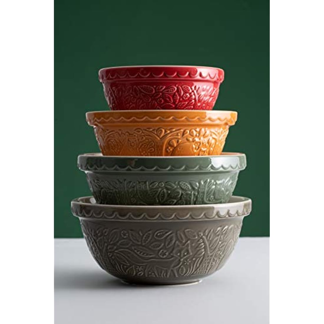 Mason Cash In The Forest Mixing Bowl – Grey Ceramic 29cm Size 12