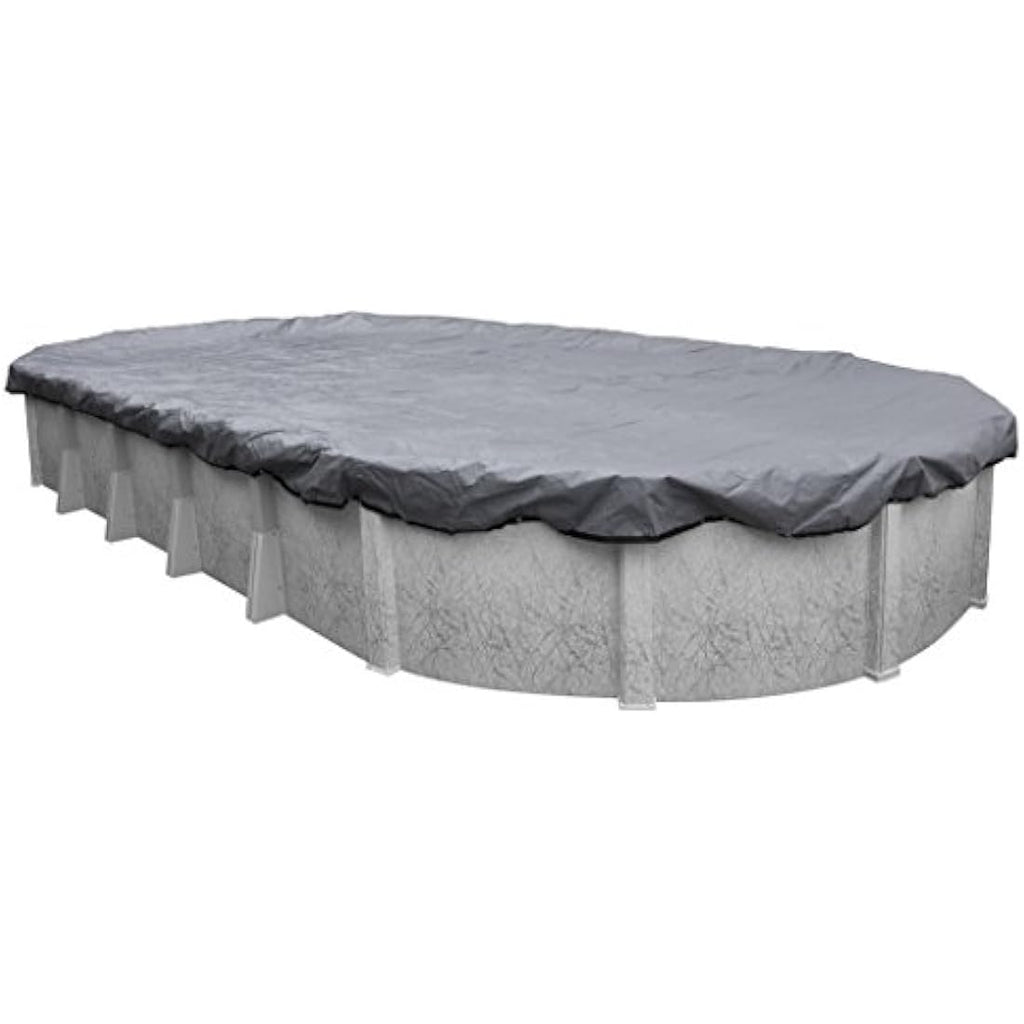 Robelle Ultra Winter Pool Cover for 12x18 ft Oval Above Ground Pools