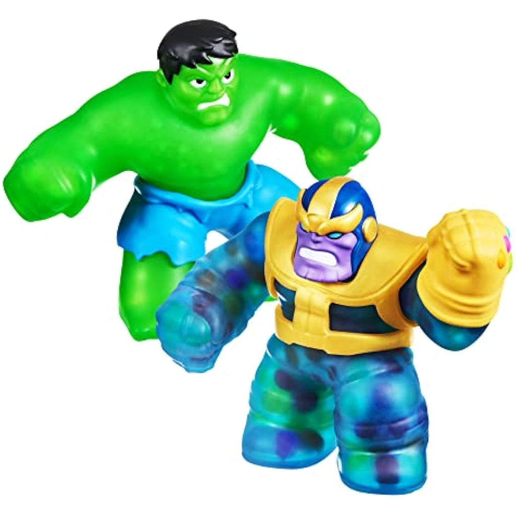 Heroes of Goo Jit Zu Marvel Versus Pack – Hulk vs Thanos Action Figures