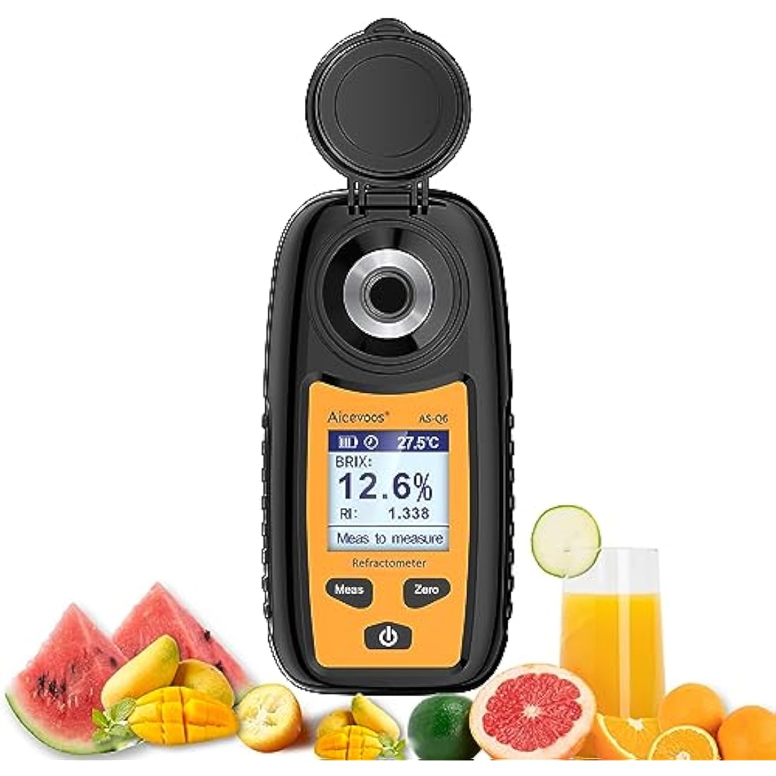 Aicevoos Digital Brix Refractometer | 0-35% Range Sugar Meter IP65