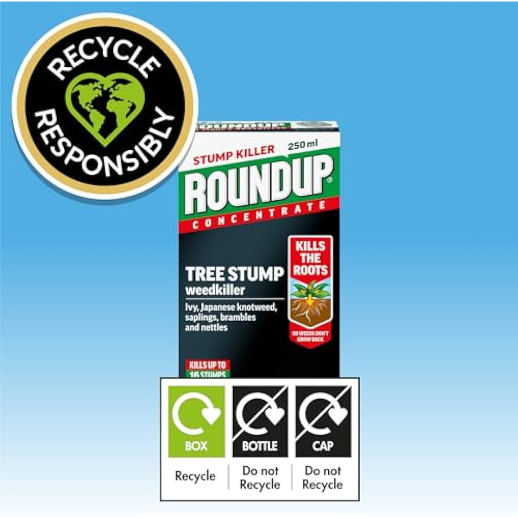 Roundup Tree Stump & Root Weedkiller | Super Concentrate 250ml