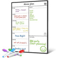 Smart Panda A3 Magnetic Fridge Calendar - Weekly Meal Planner Whiteboard