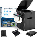 WADEO Extra-Large Portable Camping Toilet | Heavy-Duty Foldable Potty