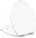 YEAUPE PRO O-Shape Toilet Seat | Soft Close Heavy Duty White Loo Seat