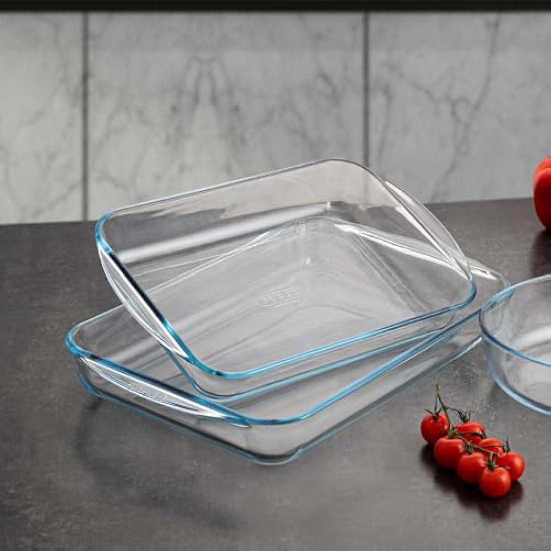 Pyrex Rectangular Glass Roasting Dish – Thermal Resistant – 40 x 27 cm