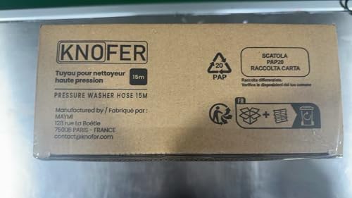 KNOFER 15m High Pressure Washer Hose for Kärcher K2-K7 | Quick Connect