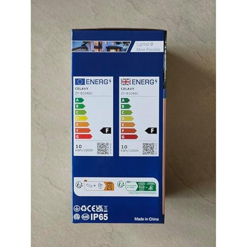 CELAVY Outdoor Wall Lights – Modern IP65 Waterproof Up Down Grey Aluminum