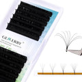 Gemerry Easy Fan Lash Extensions | D Curl 0.07mm Russian Volume Tray