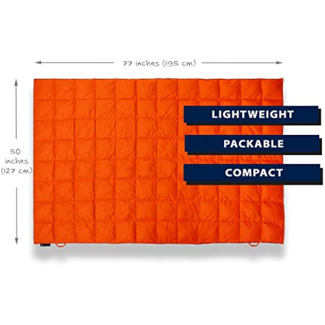 Get Out Gear Down Camping Blanket – 650 Fill Power Packable Quilt