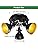 Unikcst 3-Way LED Ceiling Spotlights | Matte Black Retro Metal Light