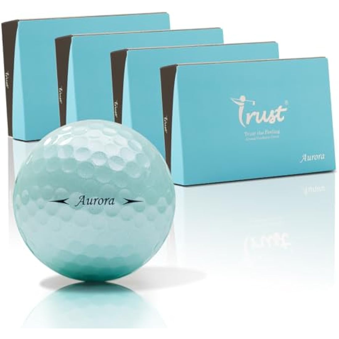 Trust Golf Aurora Rosa Urethane Golf Balls – 3-Piece Tour Performance
