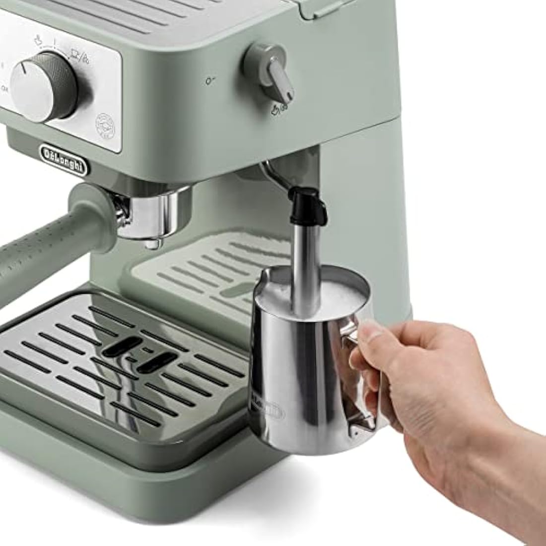 De'Longhi Stilosa EC260.GR Manual Espresso Machine - 15 Bar, Green