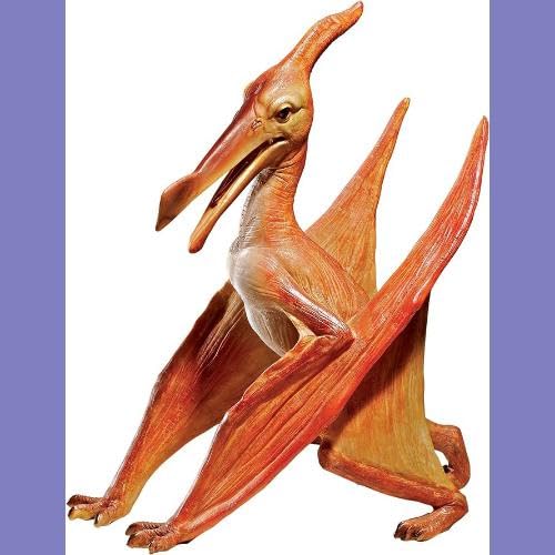 Design Toscano Jurassic Pterodactyl Dinosaur Statue - Hand-Painted Resin
