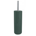 MSV Inagua Toilet Brush and Holder – Modern Dark Green Bathroom Set
