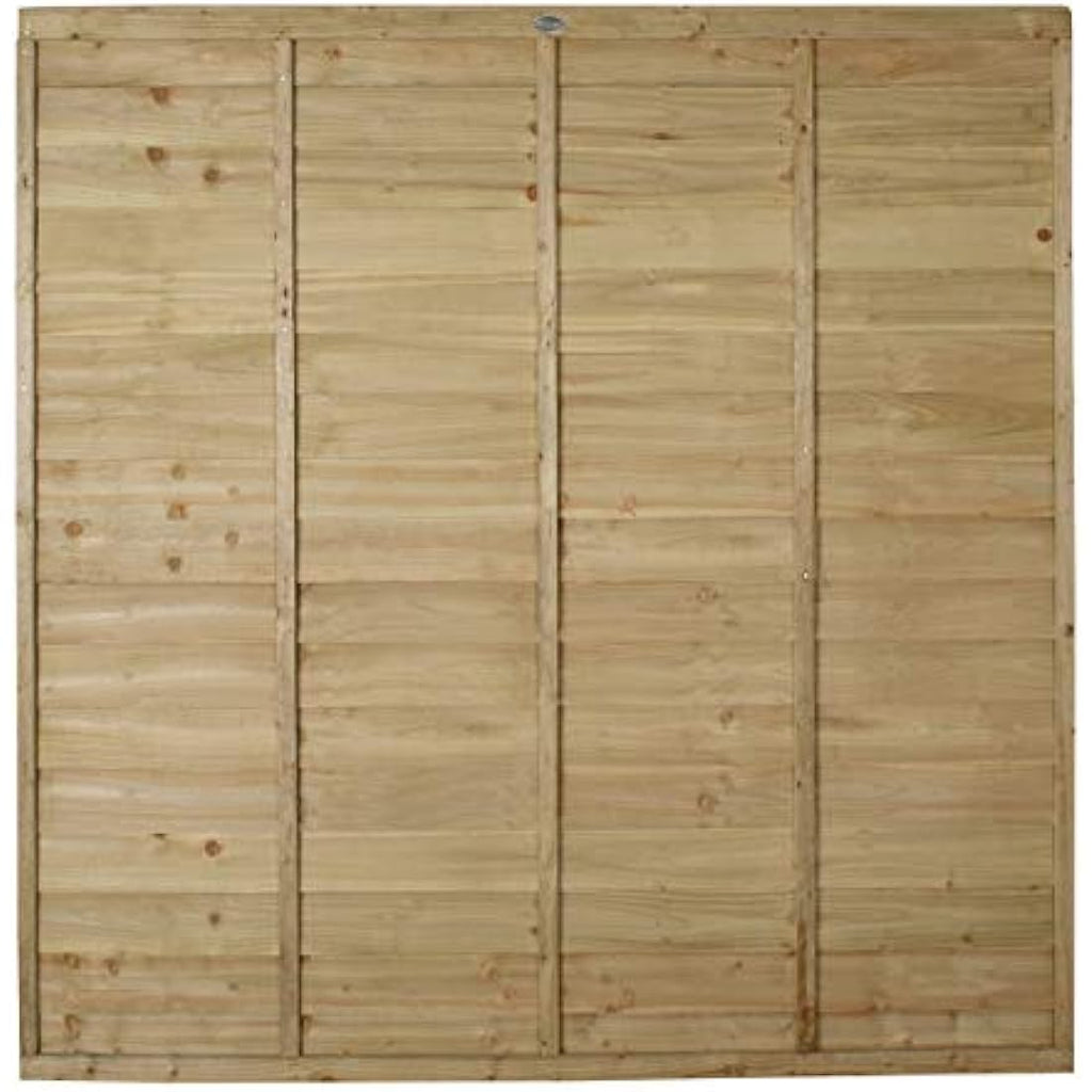 Forest Garden Pressure Treated Superlap Fence Panel 6x6 - Pack of 3