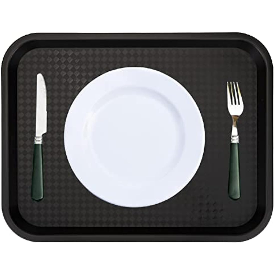 Yarlung 12 Pack Fast Food Trays - 14x10.5 Inch Plastic Serving Trays