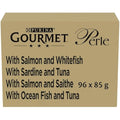 Gourmet Perle Seaside Duo Wet Cat Food – Seafood in Gravy 96x85g