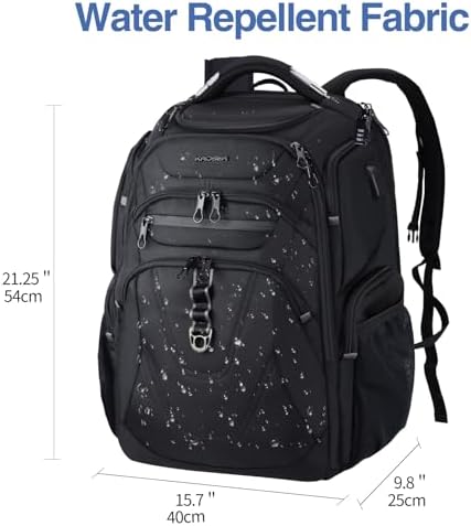 KROSER 17.3 Inch Laptop Backpack | TSA Travel Bag with USB Port