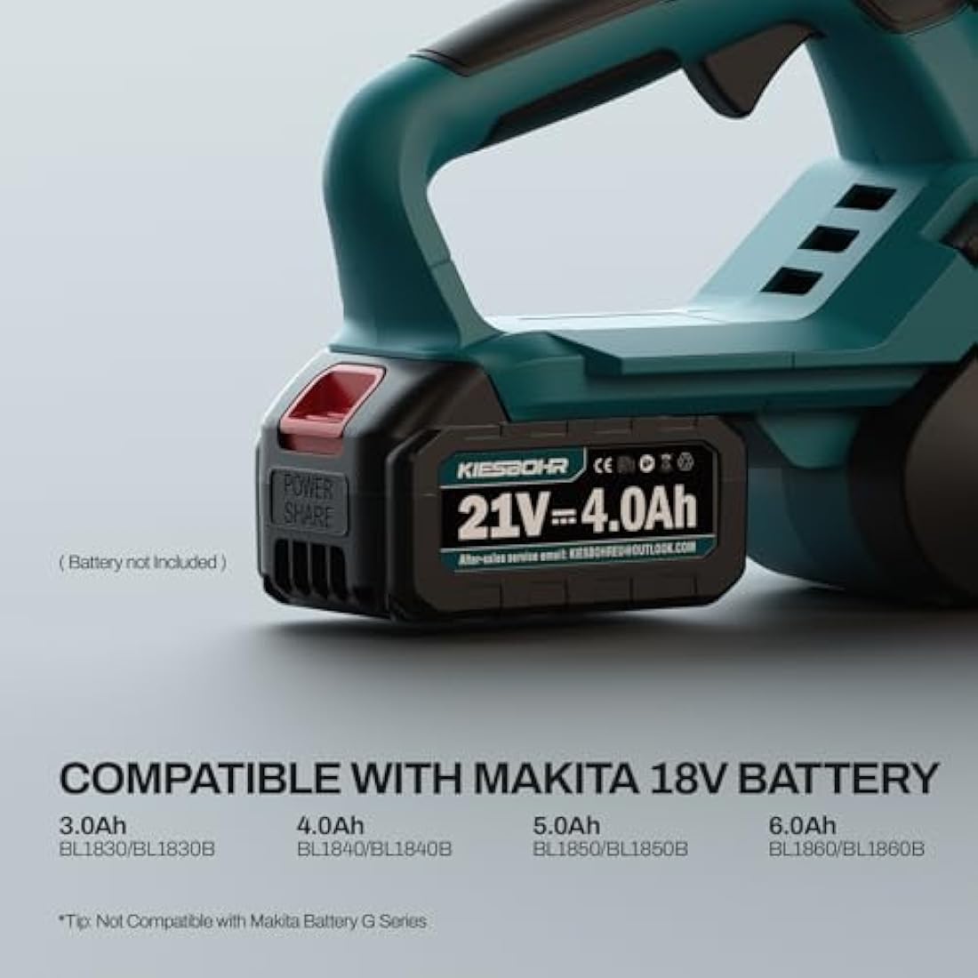 KIESBOHR 12 Inch Brushless Cordless Chainsaw | Makita 18V Compatible