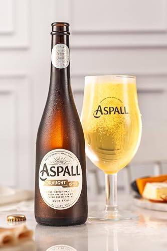 Aspall Suffolk Draught Cyder – Crisp Medium Dry Apple Cider, 12 x 500ml