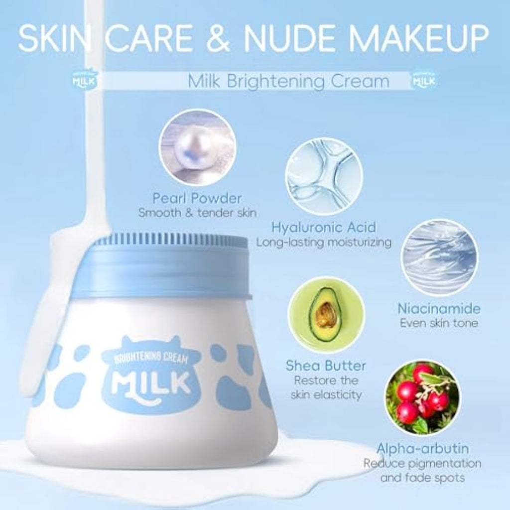 Milk Skin Care Set - 10-in-1 Hydrating Skincare Kit for Teens