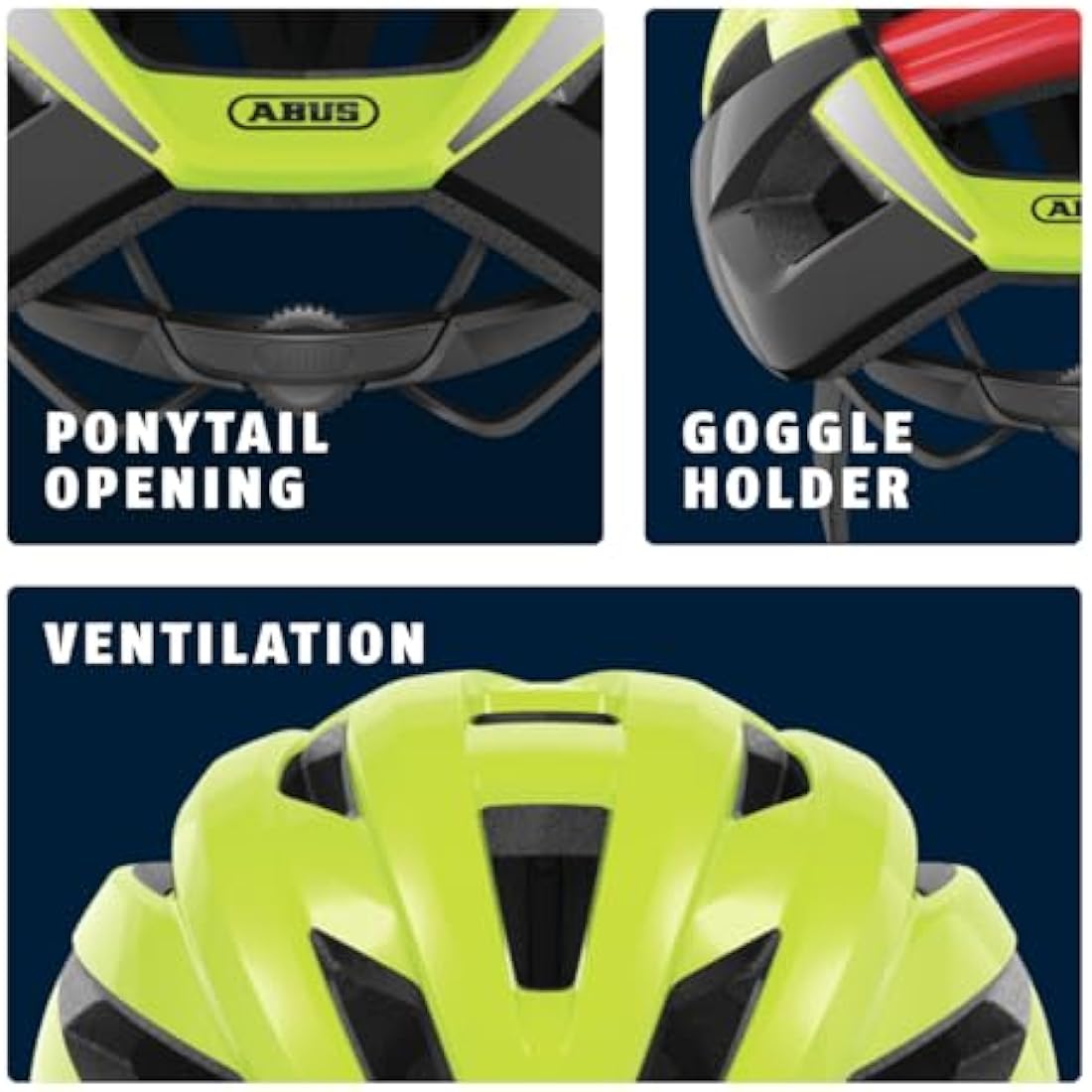 ABUS StormChaser Road Bike Helmet – Lightweight Vented Cycling Helmet
