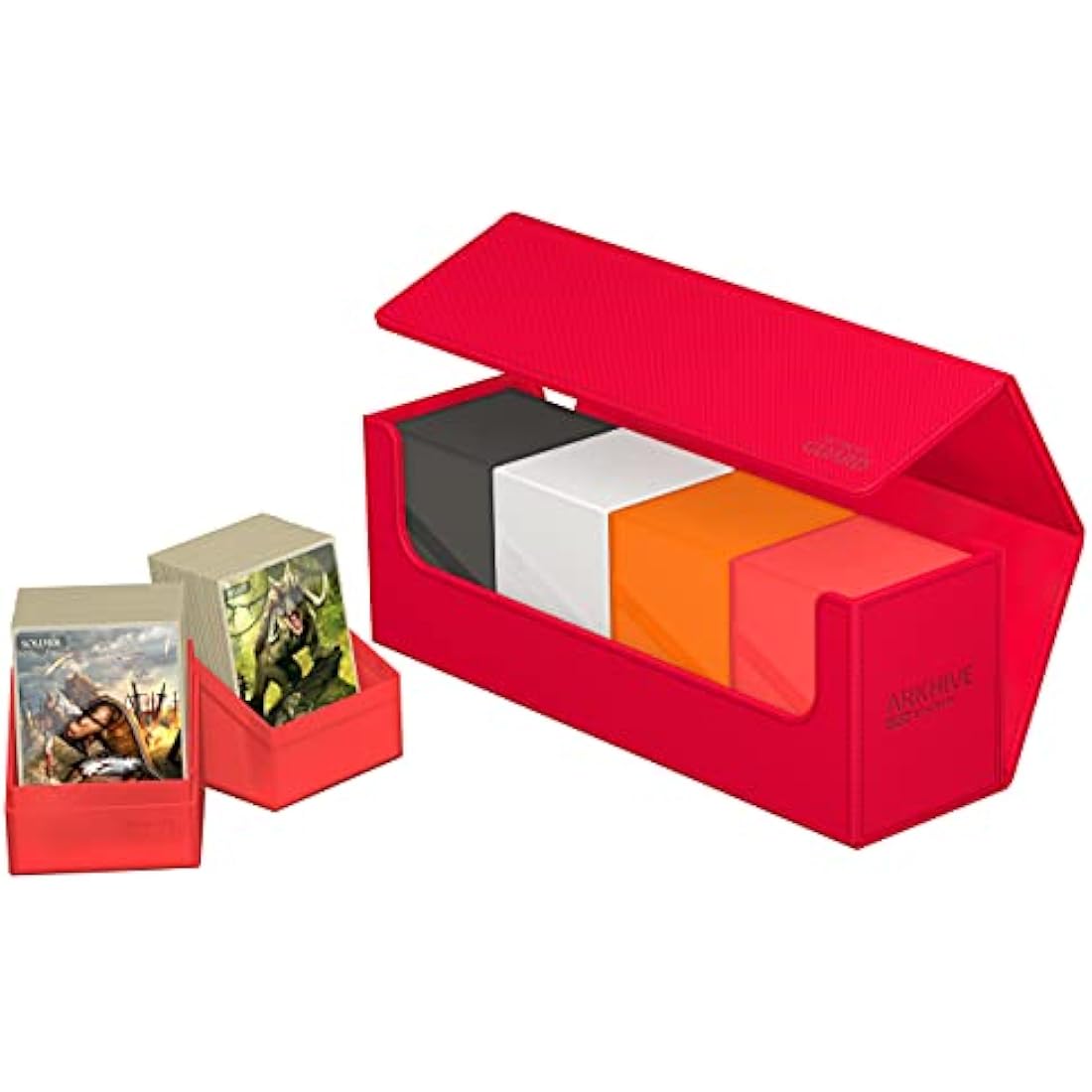 Ultimate Guard Arkhive 400+ XenoSkin Deck Box – Red TCG Storage