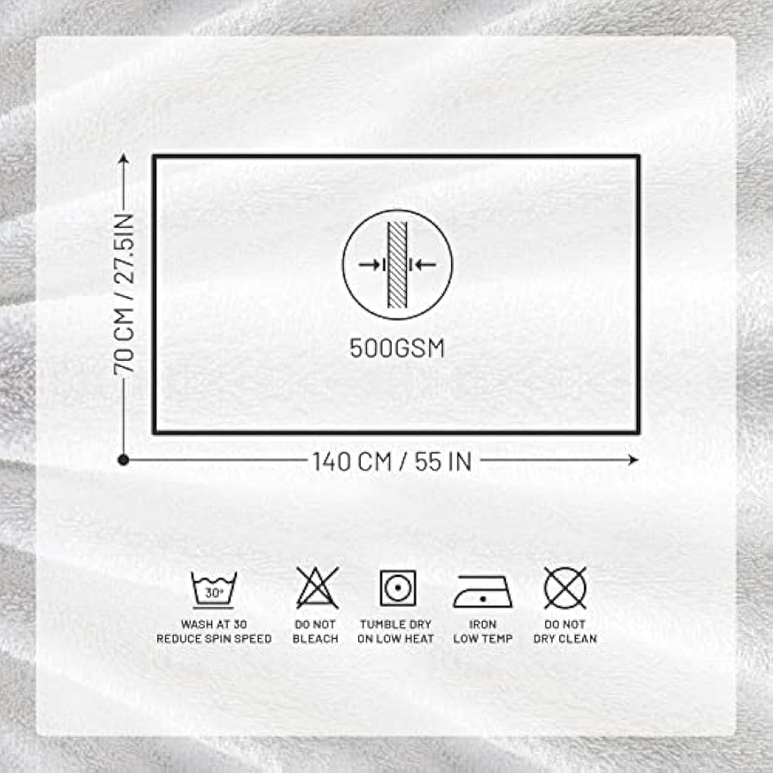 Egyptian Cotton Bath Towels | 4-Pack Soft Absorbent White
