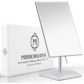 Mirrorvana Frameless Tabletop Vanity Mirror – Large Makeup Mirror