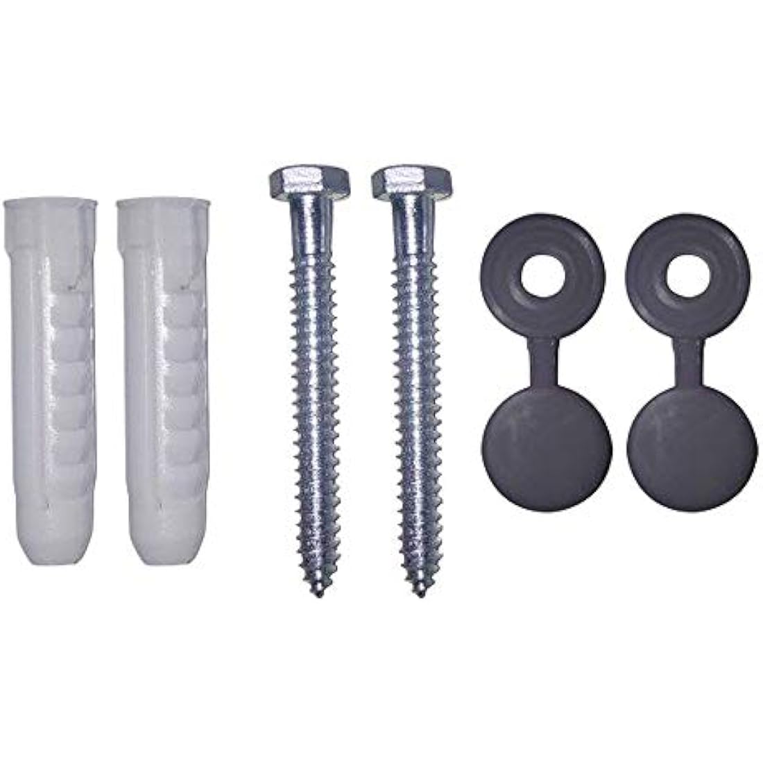 NRG Anthracite Floor Mounting Feet for 3 Column Radiators | 2 Pack