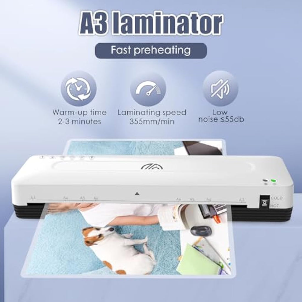 Jolof Store A3 Thermal and Cold Laminator Machine with 30 Pouches