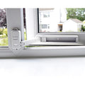 BeeGo Window Restrictor | Adhesive Child & Pet Safety Lock for UPVC - White