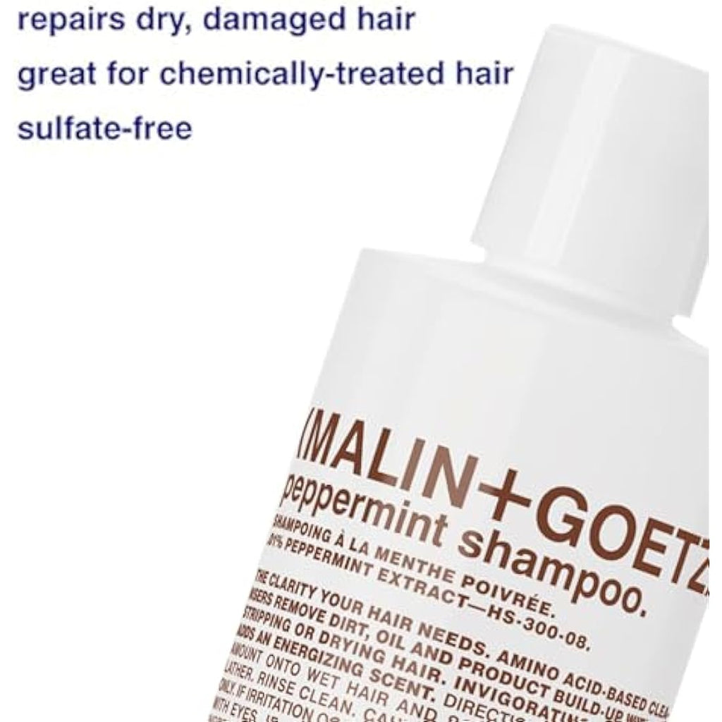 Malin + Goetz Peppermint Shampoo | Hydrating & Scalp Balancing – 16.1 oz