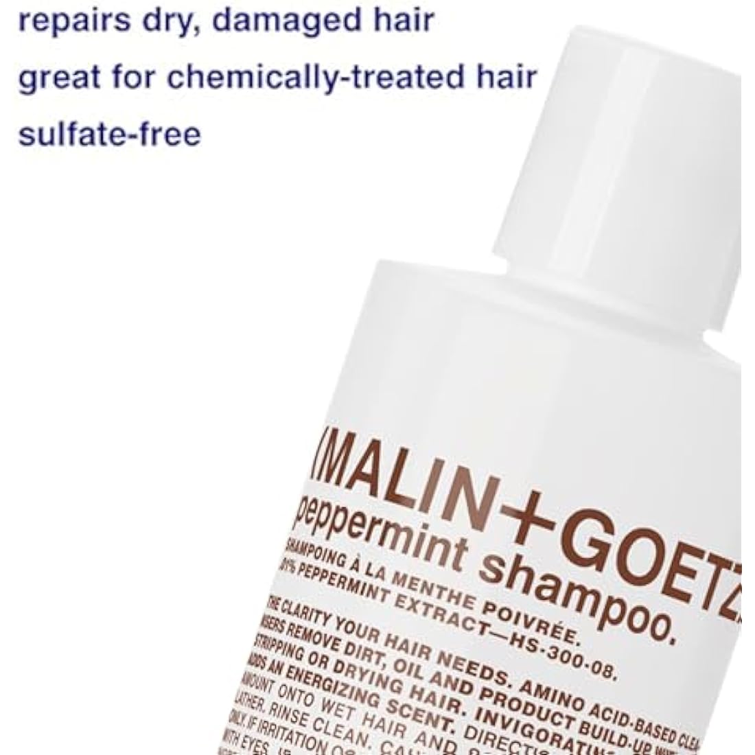 Malin + Goetz Peppermint Shampoo | Hydrating & Scalp Balancing – 16.1 oz