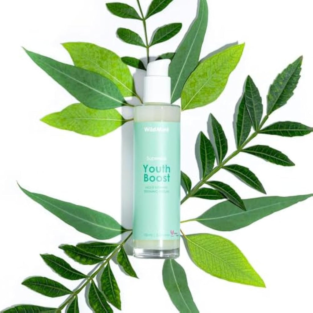 WildMint Youth Boost Face Serum | Hyaluronic Acid & Vitamin C | 100ml